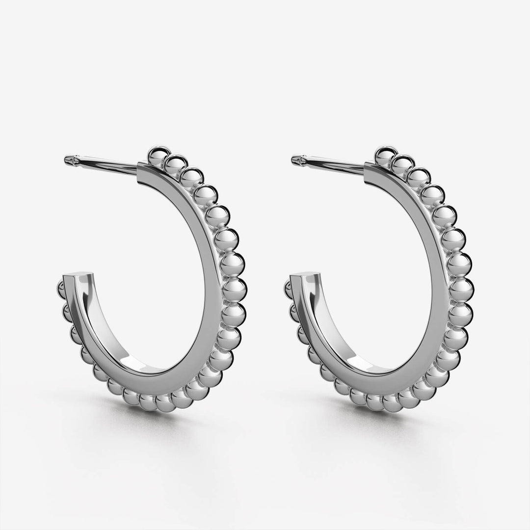 Hoop Earrings in Sterling Silver