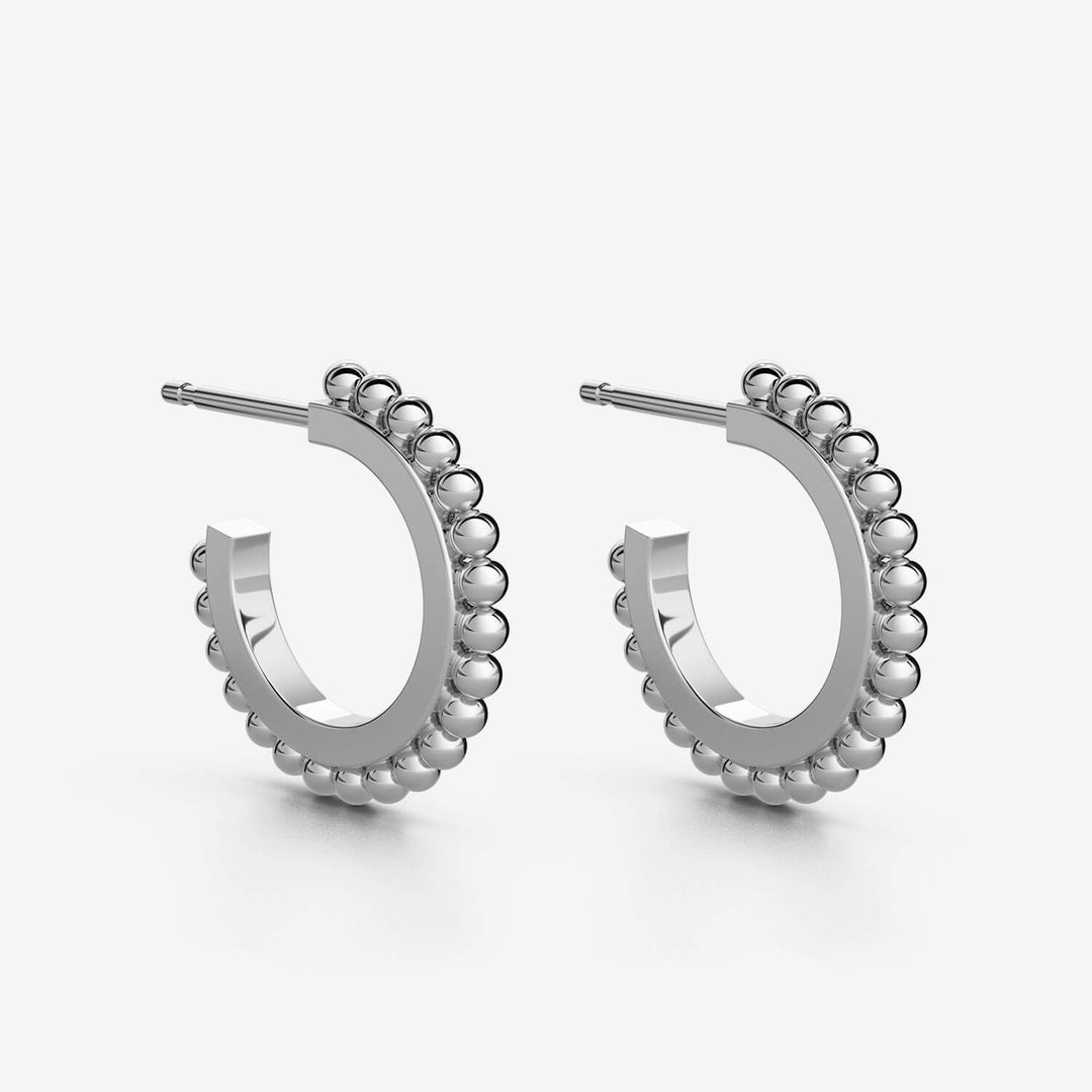 Hoop Earrings in Sterling Silver