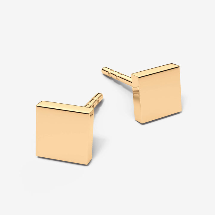 Square Earrings in Sterling Silver