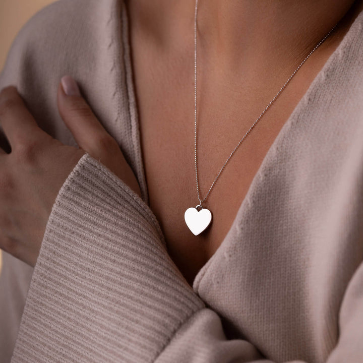 Heart Pendant in Sterling Silver