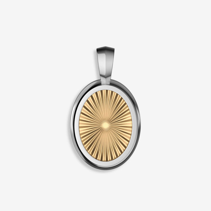 Medallion Pendant in Sterling Silver