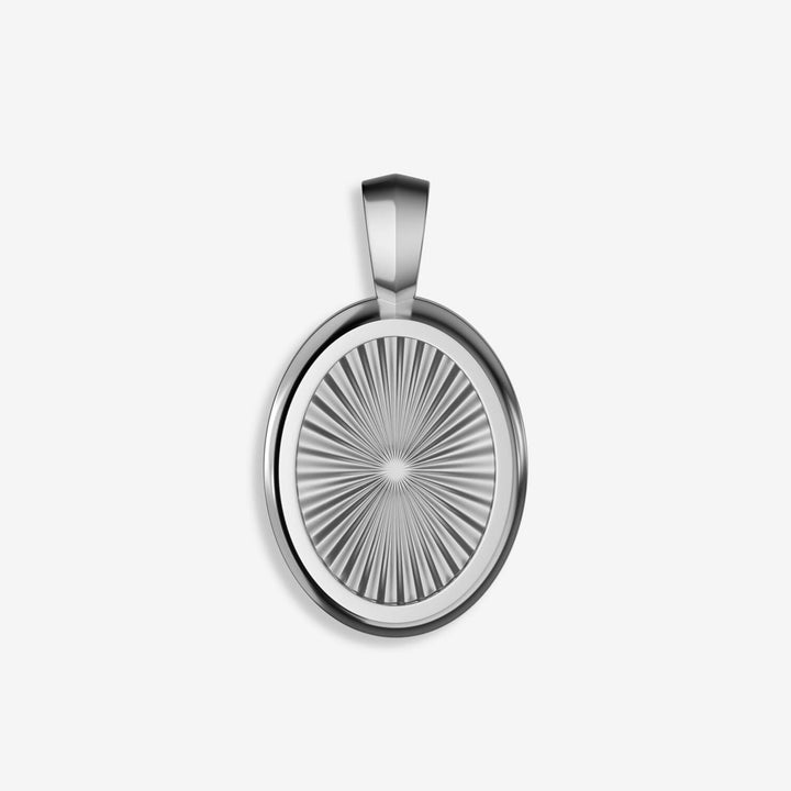 Medallion Pendant in Sterling Silver