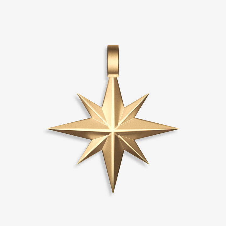 North Star Pendant in Sterling Silver