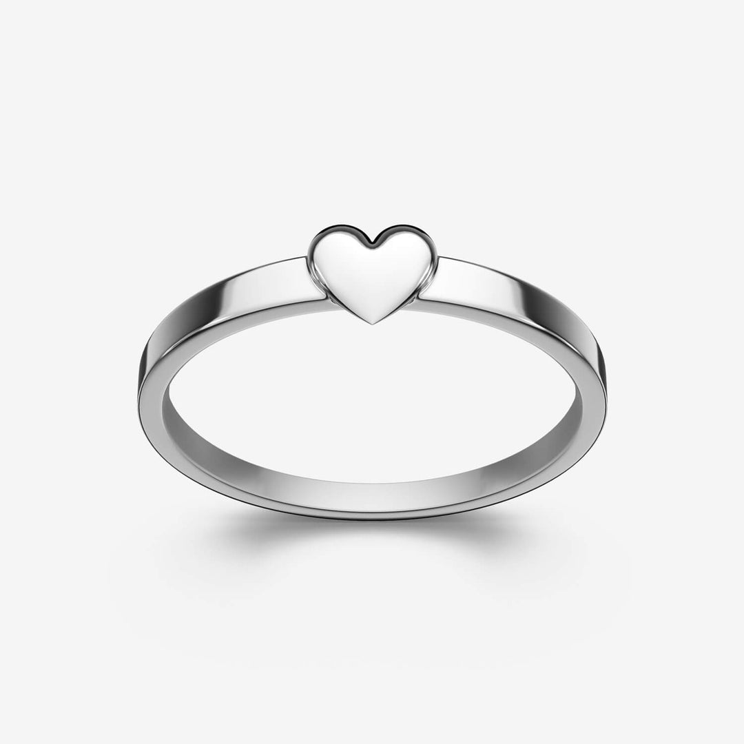 "Heart" Ring in Sterling Silver