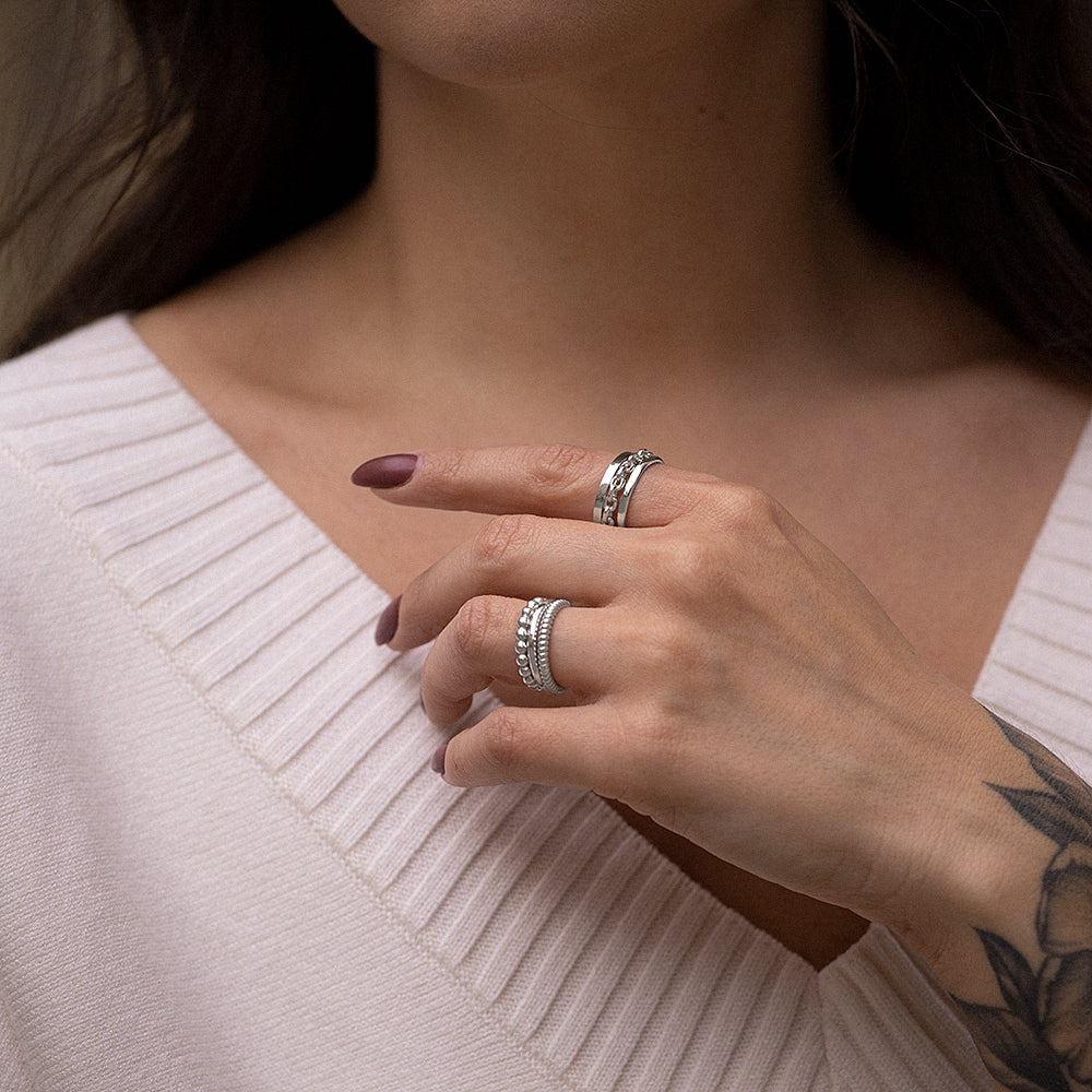 Stacking Ring in Sterling Silver