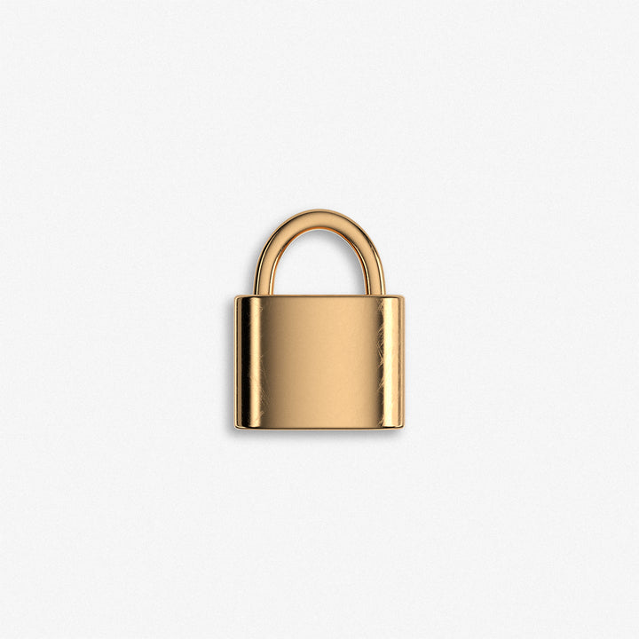 Padlock Pendant in Sterling Silver