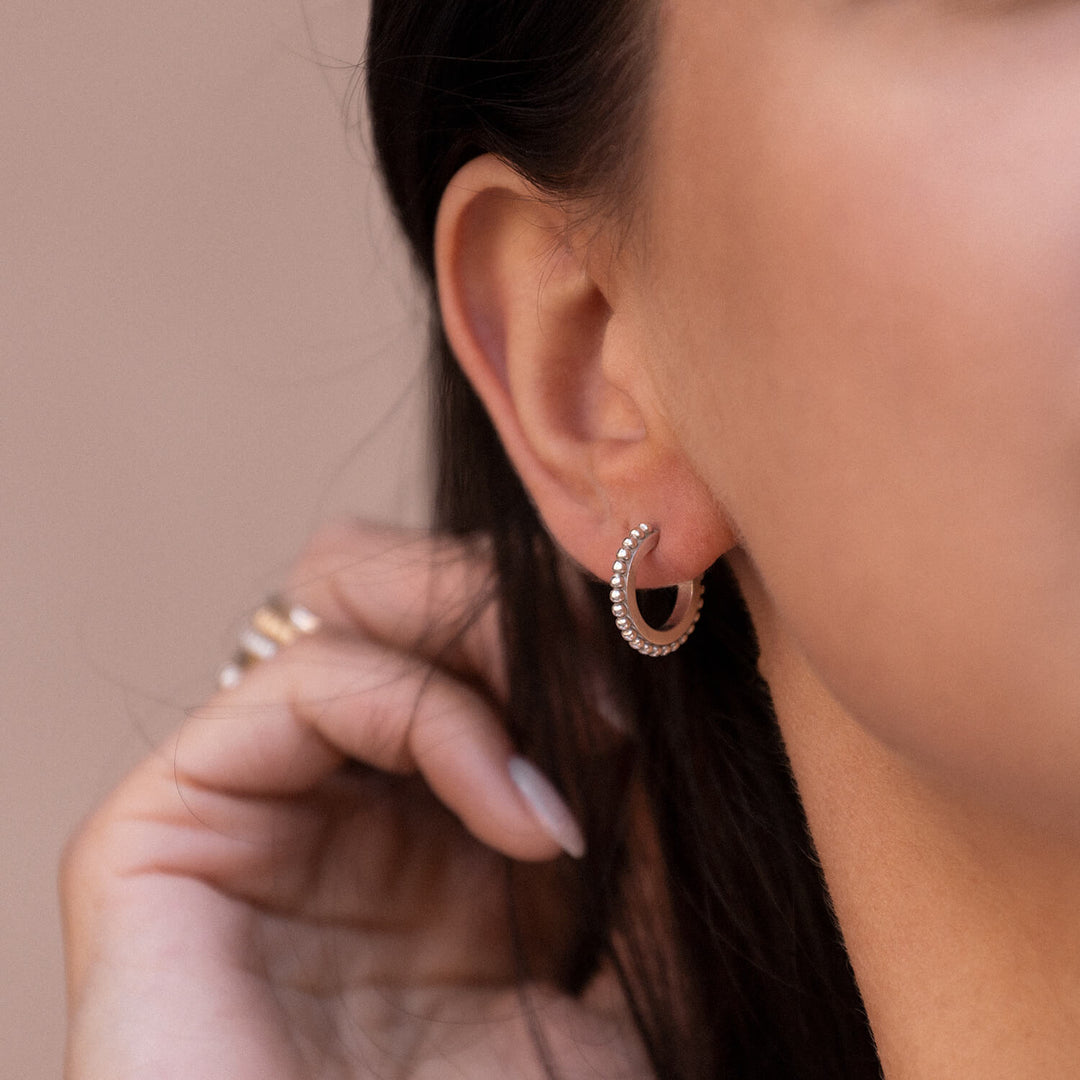 Hoop Earrings in Sterling Silver