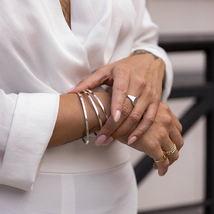 Cuff Bracelet in Sterling Silver