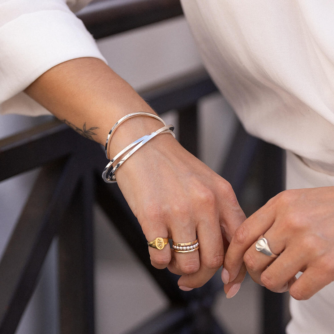 Cuff Bracelet in Sterling Silver